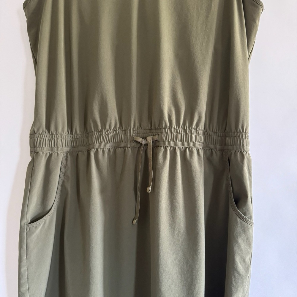 Kuhl Vantage Athletic Dress Womens Med Olive Green Active Outdoor Tank Stretch - Picture 3 of 15